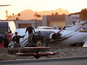 Supporting image for story: Motley Crue singer’s jet collides with plane at Arizona airport, killing one