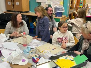 MP Julia Buckley visited Belle Vue Youth Club this week. Photo: MP Julia Buckley