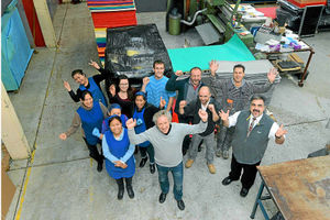 Staff from Gilca celebrate