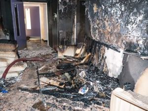 Supporting image for story: Tower block fire drama treated as suspected arson 