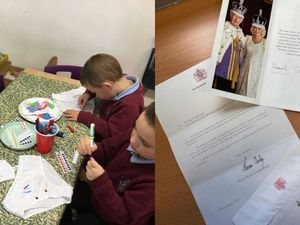 Supporting image for story: King ‘deeply touched’ after Oswestry pupils sent him pants to mark the coronation