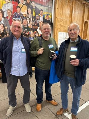 The event was held in a community space at Ty Pawb in Wrexham.