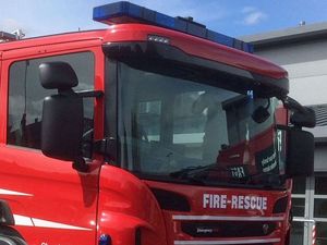 Supporting image for story: Shrewsbury fire crews cut toddler's finger free from bike chain