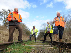 Supporting image for story: Oswestry railway volunteers help keep the line ready as fingers are crossed for Government funding