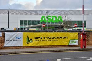 Cape Hill Asda, which has become a vaccination hub