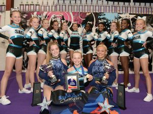 Supporting image for story: Wolverhampton cheerleaders celebrate Florida success