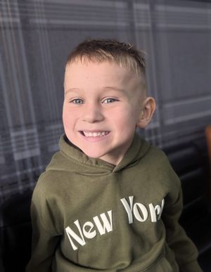 Toby Meredith who came through life saving surgery where he had part of his lung removed