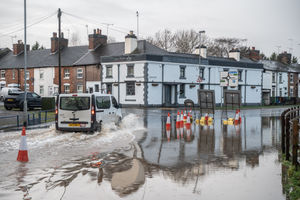 Flooding in Stafford. Photo: Ian Knight / Z70 Photography.