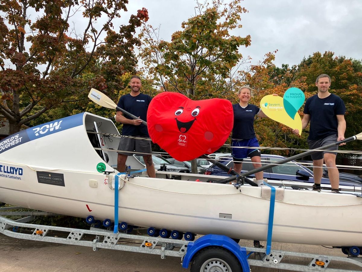 Atlantic rowing challenge here we come: Shropshire trio taking on gruelling 3,000-mile ocean crossing