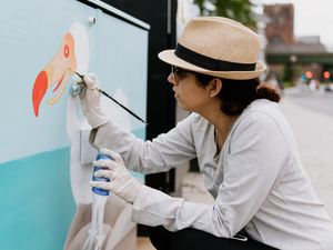 Supporting image for story: More BT boxes turned colourful in Shrewsbury thanks to local artists