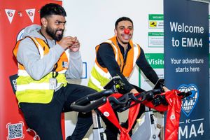 The Amazon team raised funds for Red Nose Day 