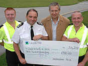 Supporting image for story: Officers reach new heights for charity