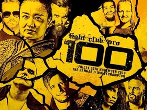 Supporting image for story: Fight Club PRO, FCP 100, The Hanger Wolverhampton, review