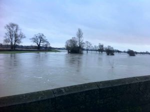 Flooding at Llandrinio