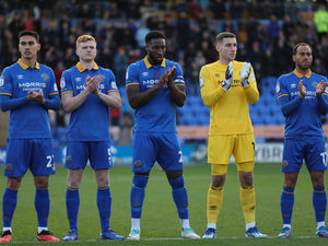 Supporting image for story: Video: Applause echoes around football stadium to honour four young Shrewsbury friends who lost their lives in crash
