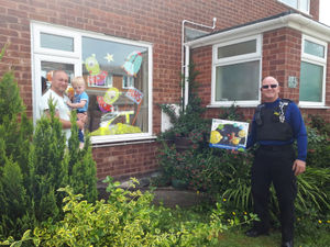 Supporting image for story: Out of this world art competition sees Newport children win prizes from police