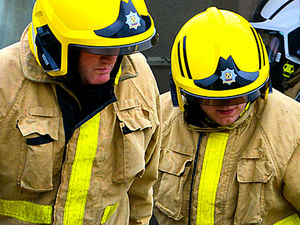 Supporting image for story: Fire crews called to burning heath at Carding Mill Valley