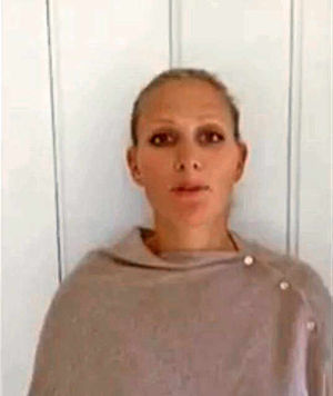 Royal support has come from Zara Phillips