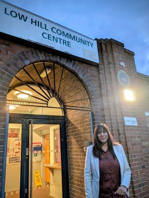 Sureena Brackenridge MP at Low Hill Community Centre