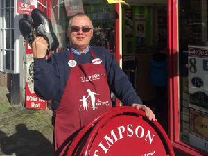 Supporting image for story: Telford cobbler Glen hotfooting it into retirement