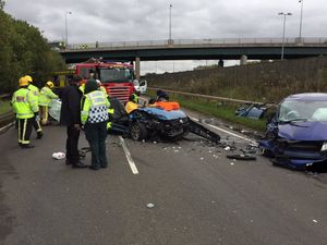 Supporting image for story: Three taken to hospital after horror smash near Cannock