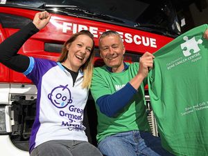 Amy and Martin Richardson of Newport will take on the course together for a third time