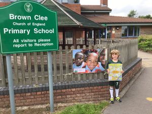 Archie Beech had the idea to cover the Kenyan border in aid of charity