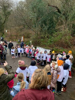 The group gets ready to scale The Wrekin