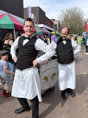 The Comedy Waiters Duo will be a fixture at the festival