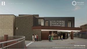 The theatre from Limes Walk. Photo: Telford & Wrekin Council