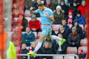 Arnautovic used to bang in goals for Stoke, and he celebrated equally when he did the same against them.