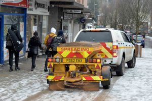 Gritters out in Dudley