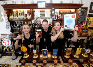 The staff at the King and Castle