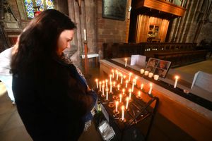 People have been paying their respects at Shrewsbury Abbey
