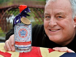 Supporting image for story: Gin fit for a king as family business marks coronation in regal style