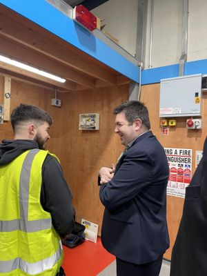   Shaun Davies MP visits JTL Telford to mark National Apprenticeship Week.