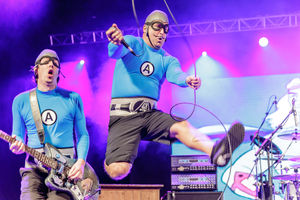 Aquabats supporting Bowling For Soup at the O2 Academy in Birmingham. Pic: Chris Bowley