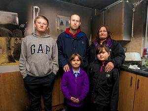 Supporting image for story: Pictures: Telford family's night of fun ends in smoke drama
