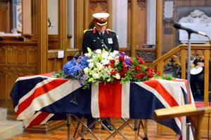 Bill Archer's funeral was at St Bartholomew's Church