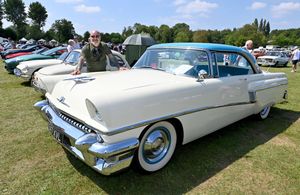 WALSALL COPYRIGHT NATIONAL WORLD TIM THURSFIELD -13/07/25 Stephen Potter from Kingswinford with his 1955 Mercury Monterey.