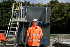 A new storm tank has been installed at Severn Trent Water's Pontesbury Treatment Works.