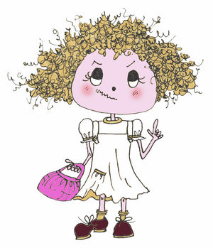 One of Anita's illustrations from Annie's Buttons