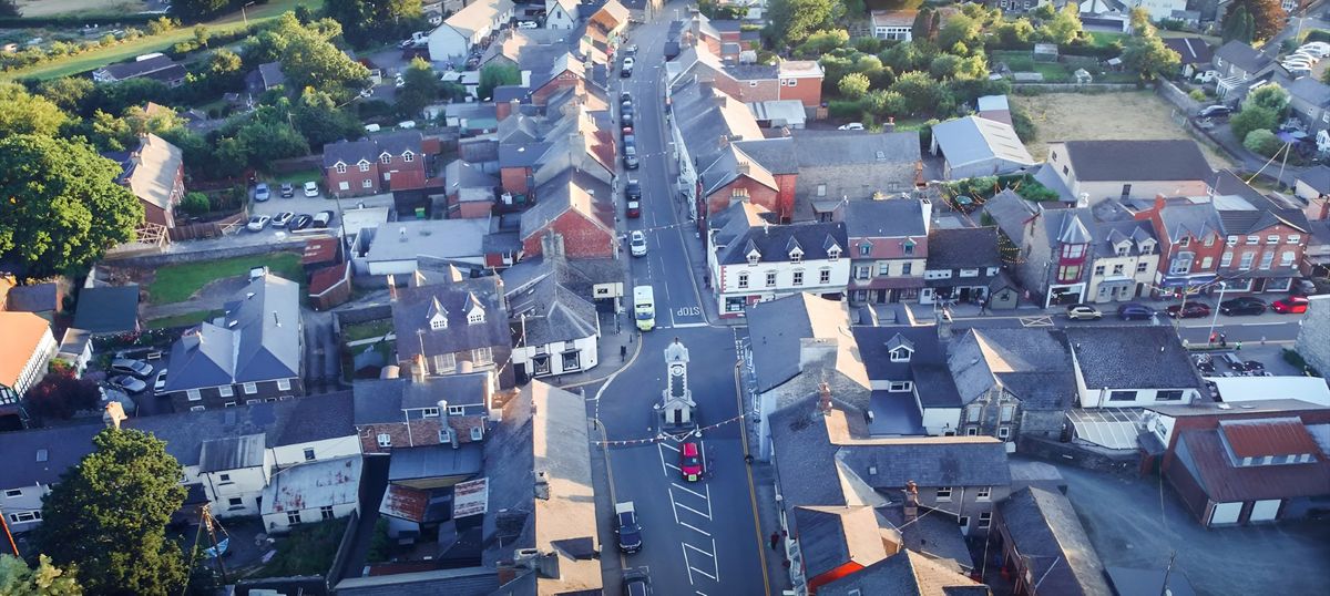 Plans submitted to erect small industrial units and improve an existing access at a Rhayader yard