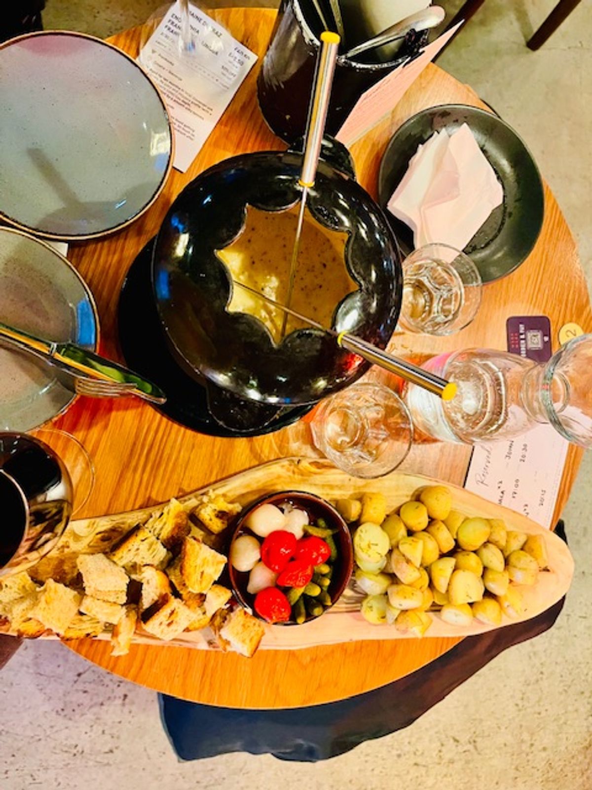 We tried an indulgent fondue at a wine bar in Birmingham and it could be the best way to enjoy wine in winter