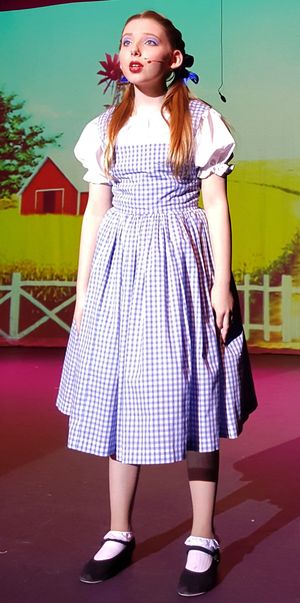 Dorothy on the Kansas farm