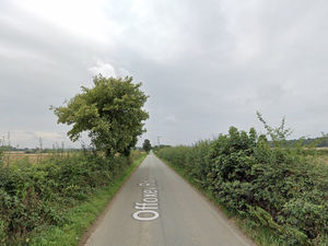 The crash happened on Offoxey Road in Tong, Shifnal, last night. Photo: Google 