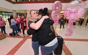 Merry Hill Centre and the Macarena was danced for poorly Birthday Girl Amelia.