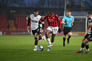 Action from Walsall's clash in the FA Cup against Gateshead (Owen Russell)