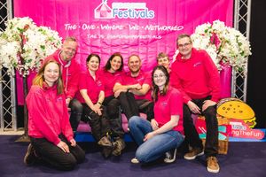 The Shropshire Festivals team at last year's event
