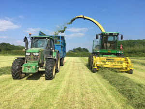 Supporting image for story: Students mucking in with the silage harvest